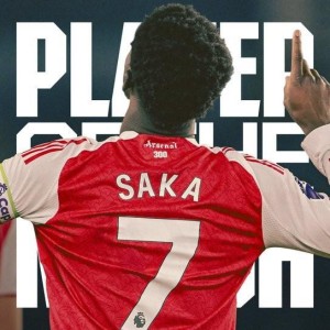 杏彩电脑版-打入全场唯一进球，萨卡当选与布莱顿一役阿森纳队内最佳球员